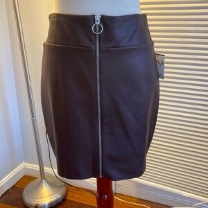NWT Small Express Chocolate Brown Mini Skirt